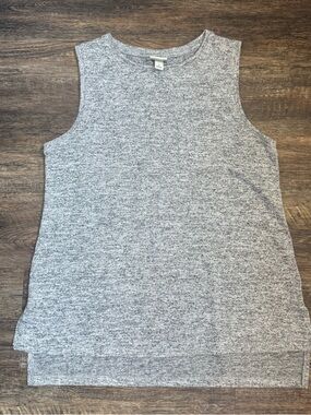 a new day Heather Gray Muscle Tank Top